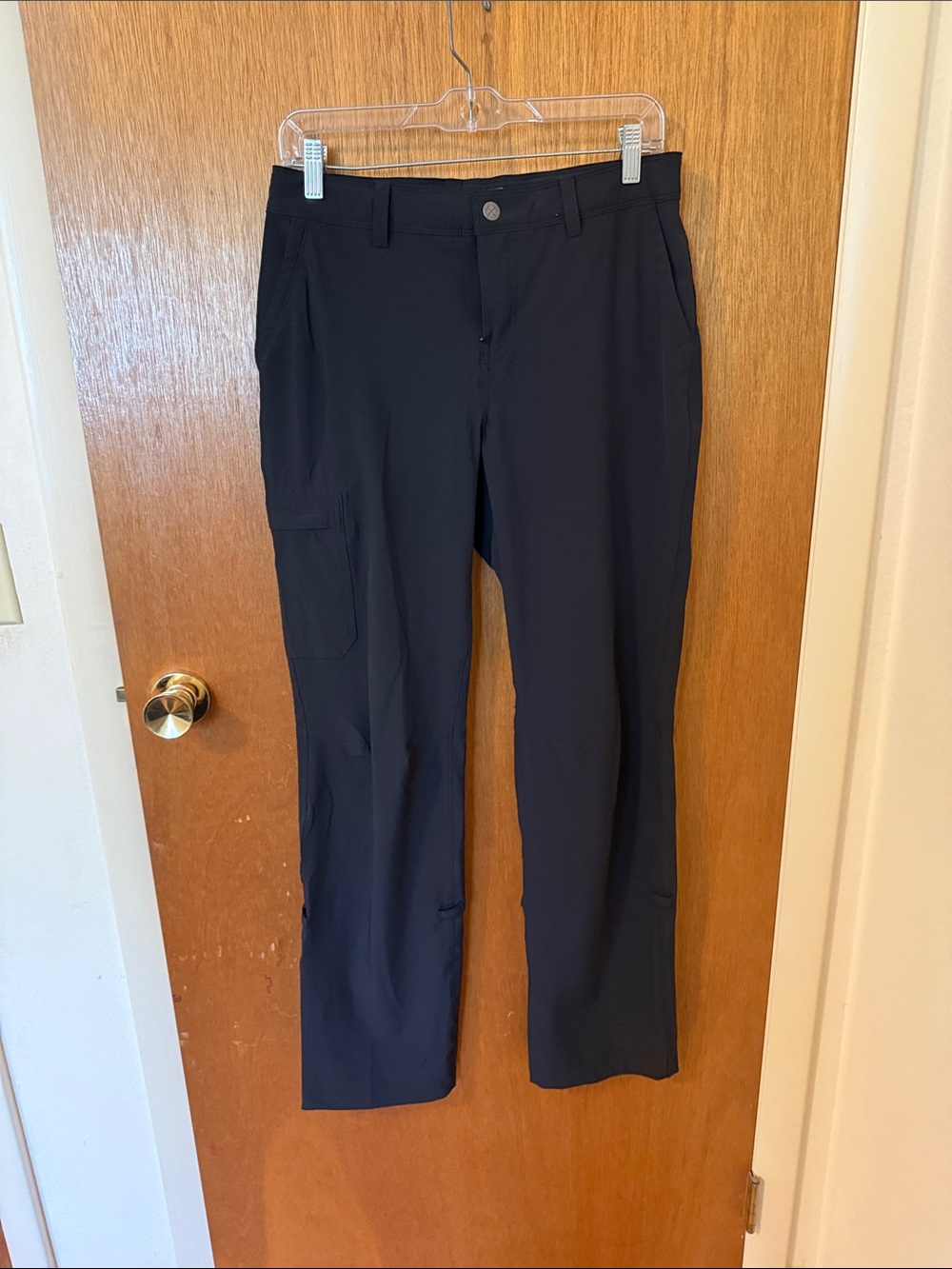 REI Black Women's Cargo Pants — Straight Outdoor Trousers
